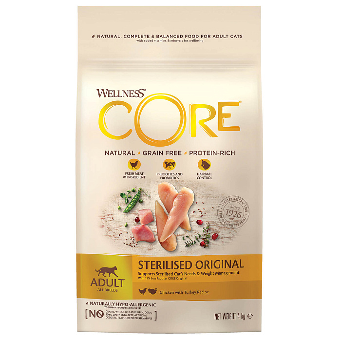 Повседневный корм Wellness CORE для кошки