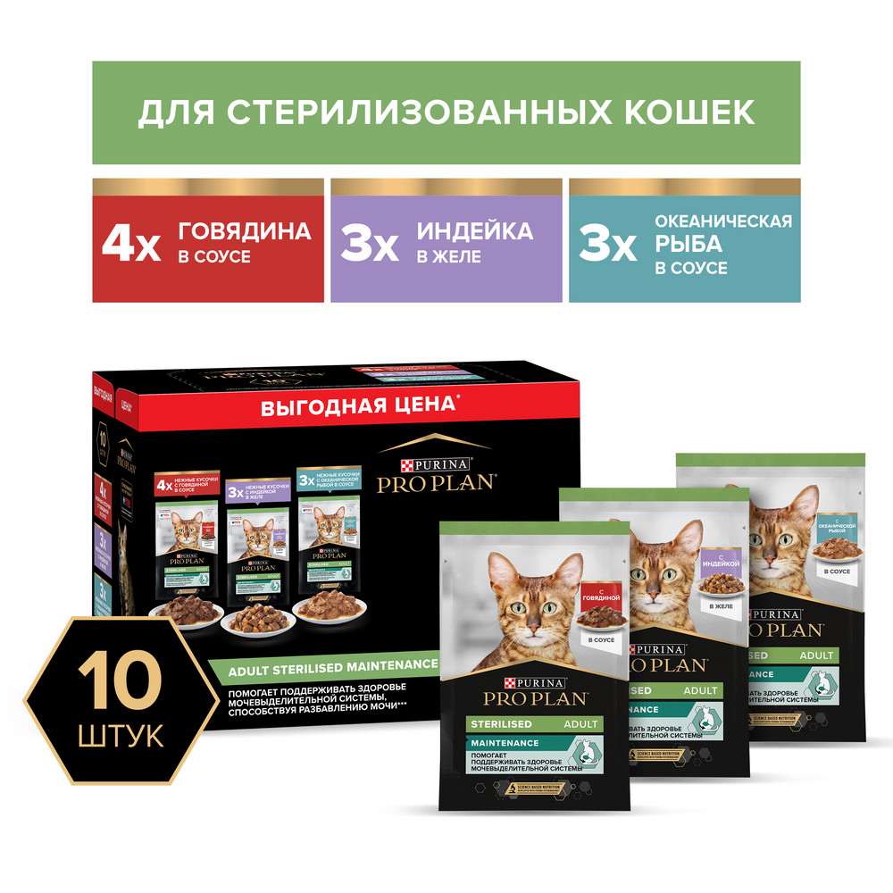 Повседневный корм Pro Plan (Про План) для кошки