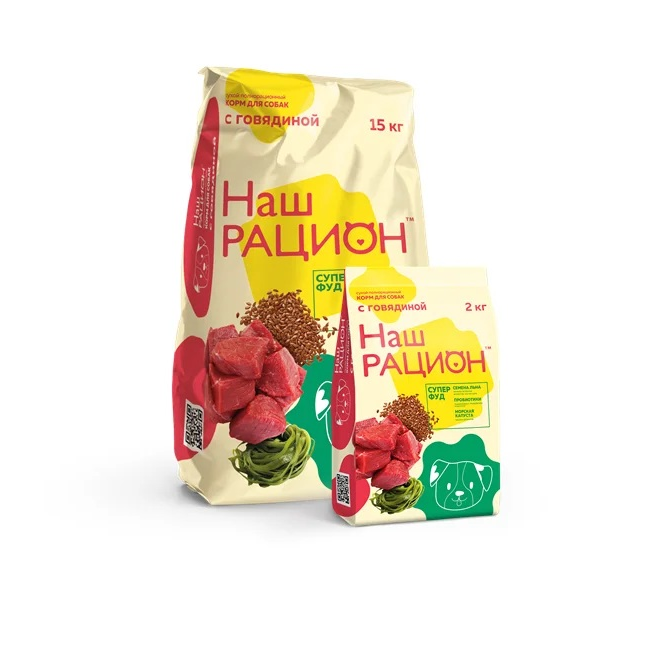 Повседневный корм Наш Рацион для собаки