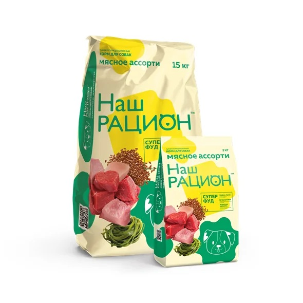 Повседневный корм Наш Рацион для собаки