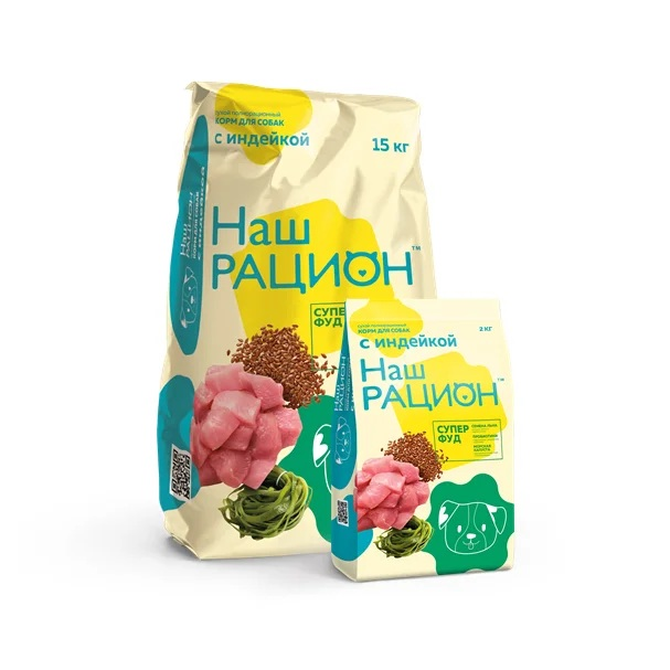 Повседневный корм Наш Рацион для собаки