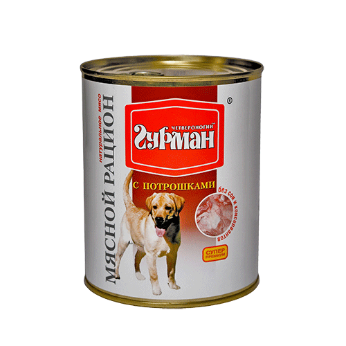 Повседневный корм Четвероногий Гурман для собаки