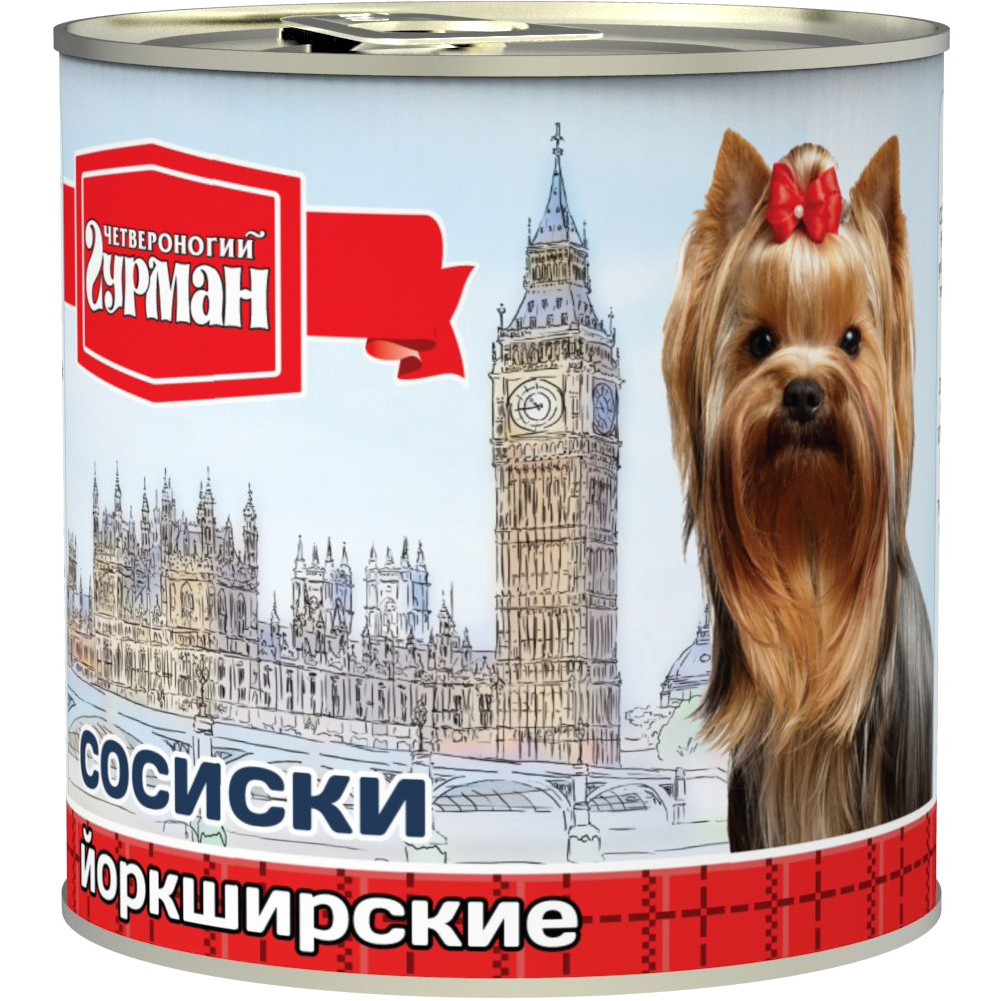 Повседневный корм Четвероногий Гурман для собаки